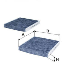 Filtron K 1260A-2x=CUK 2533-2