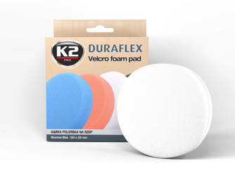 K2 Duraflex gąbka polerska na rzep biała L613