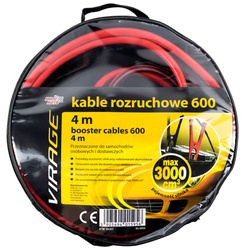 VIRAGE- Kable Rozruchowe 600 4m