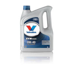 VALVOLINE SYNPOWER 0W40 4L
