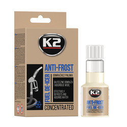 K2 T313 ANTI FROST 50ML odmraża i usuwa wodę z ukł