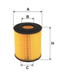 Filtron OE 649/6 = HU 815/2x